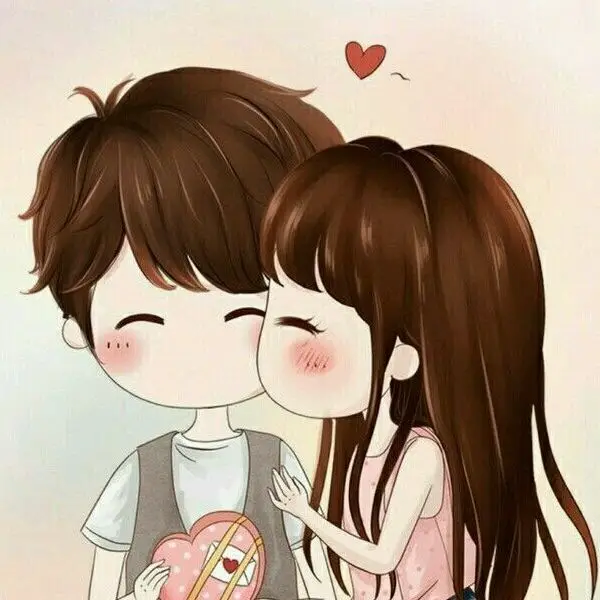 full hd cartoon love dp